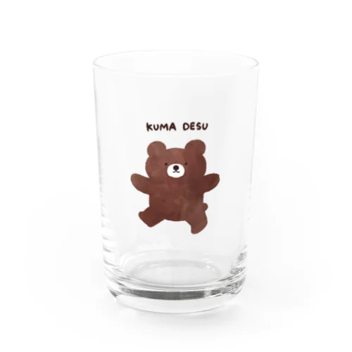 KUMA DESU Water Glass