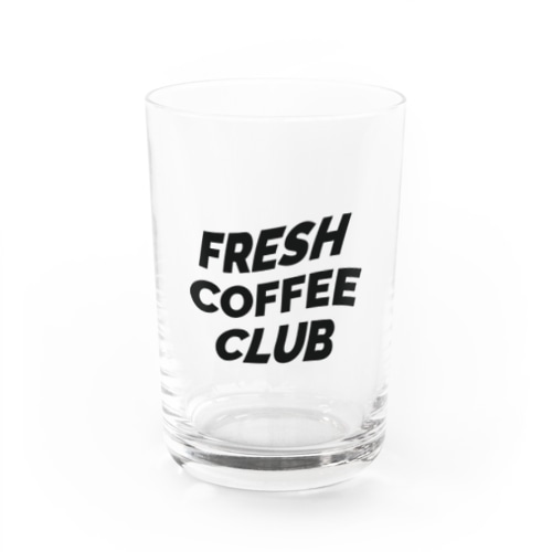 FRESH COFFEE CLUB Water Glass
