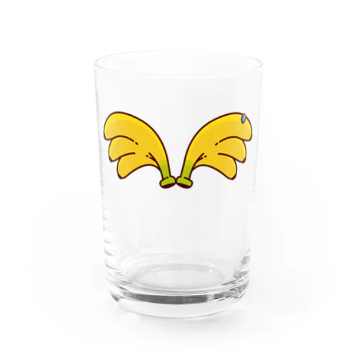 バックプリント　バナナ天使！ Water Glass