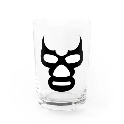 Luchador Water Glass