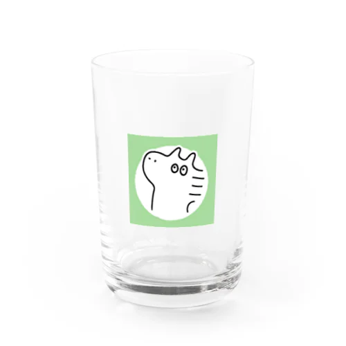 グリーン背景umaくん Water Glass