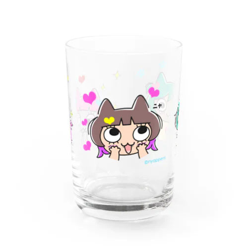 バンにゃん推し活ライフ（3フェイス） Water Glass