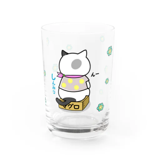 あいLOVEブーちゃん（しんみり） Water Glass