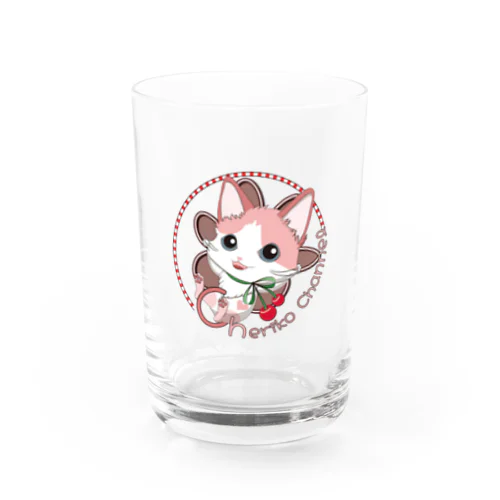 ちぇりにゃん Water Glass