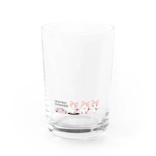 ちぇりにゃん Water Glass