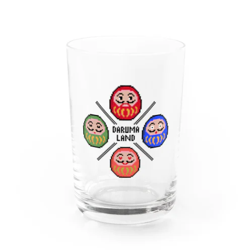 イロイロDaruma Water Glass