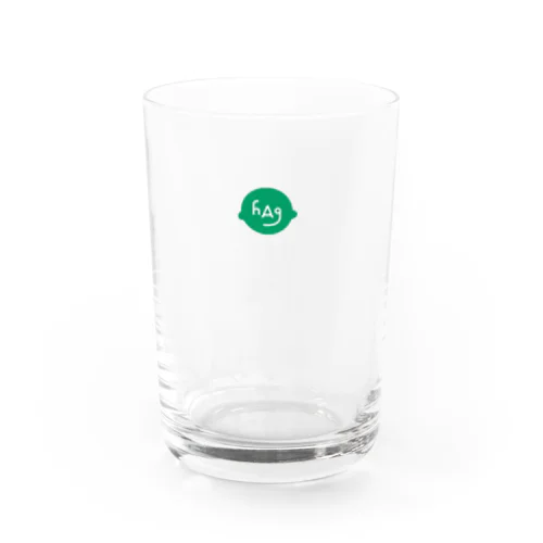 humans Are good logo Water Glass