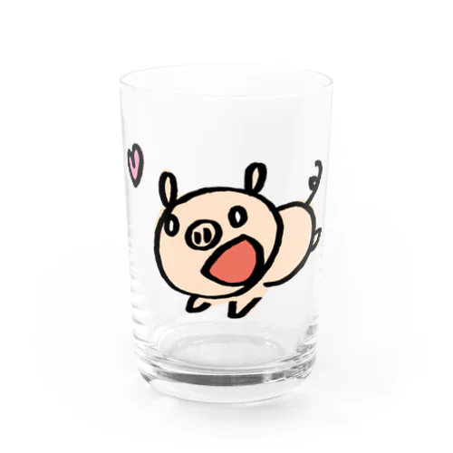 ぶたくんはきょうもげんき！ Water Glass