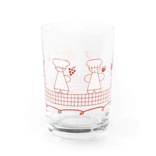 コックさん Water Glass