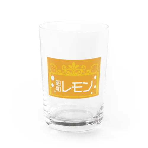 レトロ看板　レモン Water Glass