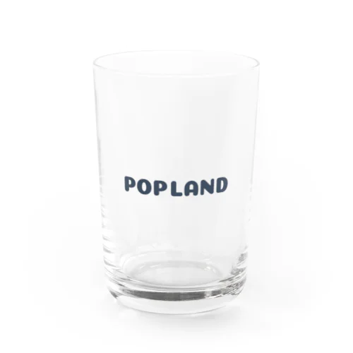 POPLANDロゴ Water Glass