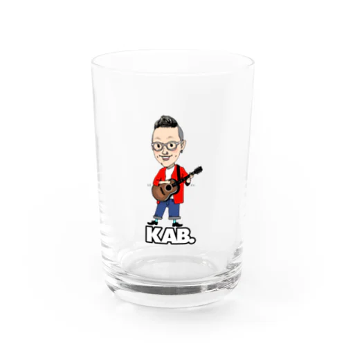 KAB.イラスト「るんるんKAB.ちゃん」グッズ Water Glass