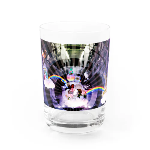 心霊写真（うさぎ降臨） Water Glass