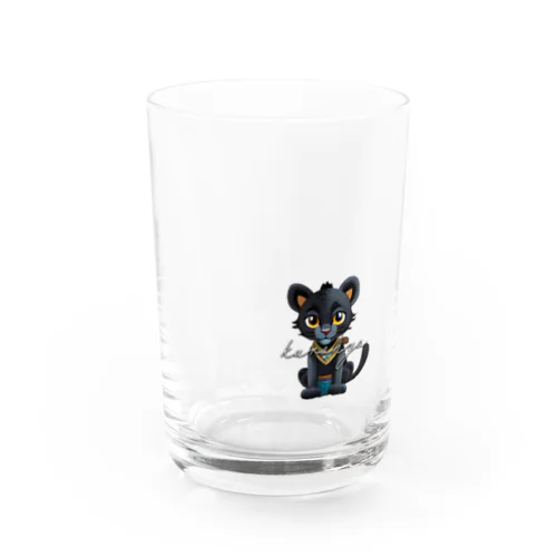 【公式】黒豹/朝倉未来とんでもない解説チャンネル 限定グッズ Water Glass