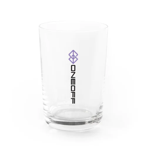 【横ロゴ】ONEOFFショートグラス Water Glass