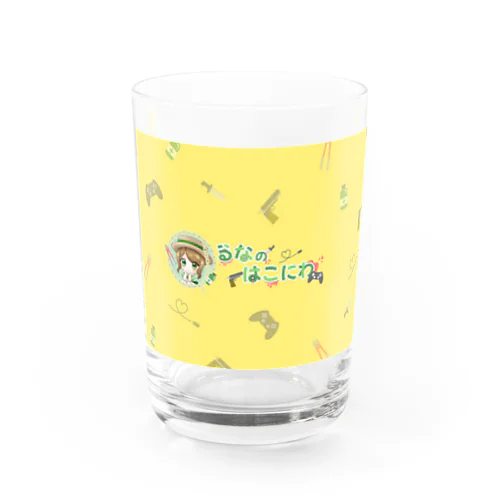 るなのはこにわグラス Water Glass