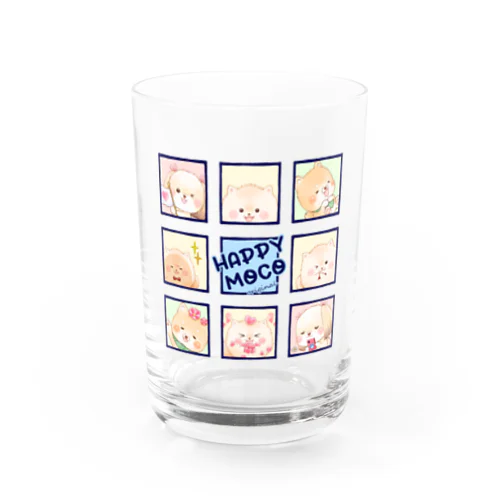 ハッピーモコ Water Glass