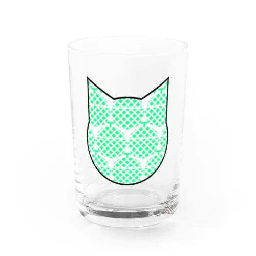 メロン型のアイス Water Glass