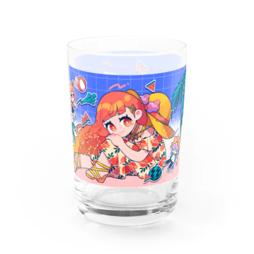 夏の誕生日星座グラス Water Glass