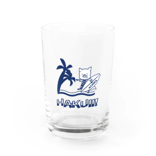 アロハ～ハクイ（白衣）!  Water Glass