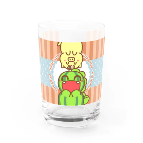 すいかどんとうりの助：食器 Water Glass