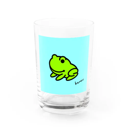 カエル（おすわり） Water Glass