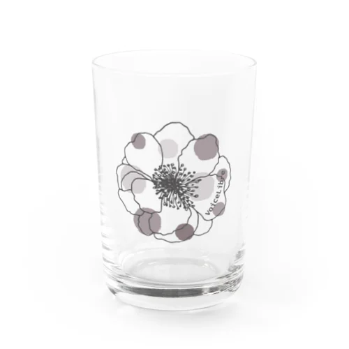 Polka Petal Water Glass