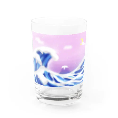 ゆめかわHokusai Water Glass