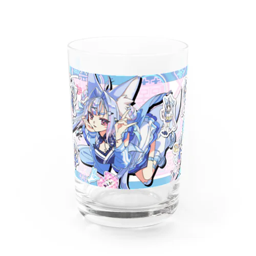 90's 雪尾紺グラス Water Glass
