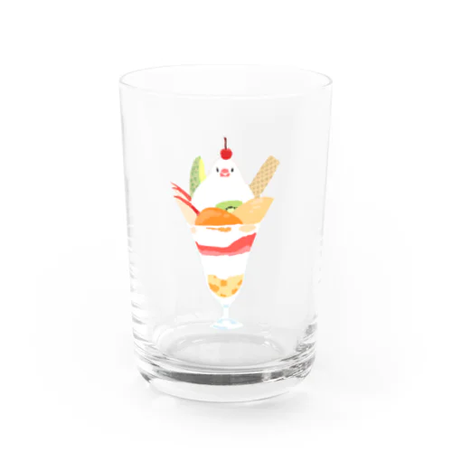 パフェ文鳥 Water Glass