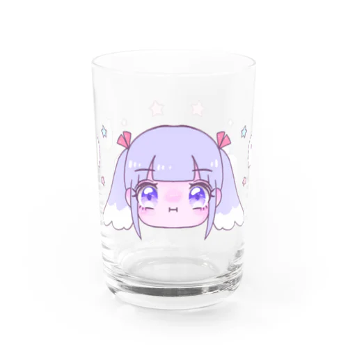 女の子とへんてこさん Water Glass