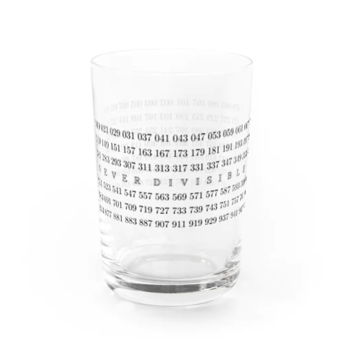 割れない素数 Water Glass