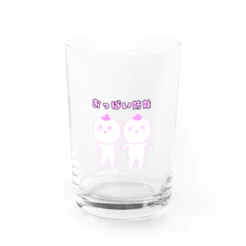 おっぱい姉妹のうぱいとさぱいちゃん Water Glass