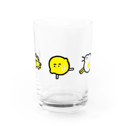 カニ・レモン・ホコリ Water Glass