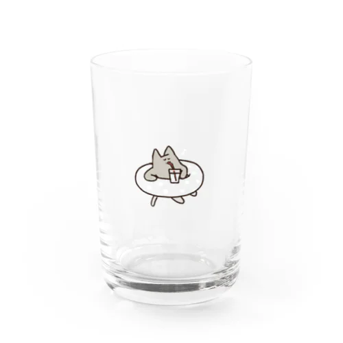 飲み物を飲むねこちゃん Water Glass