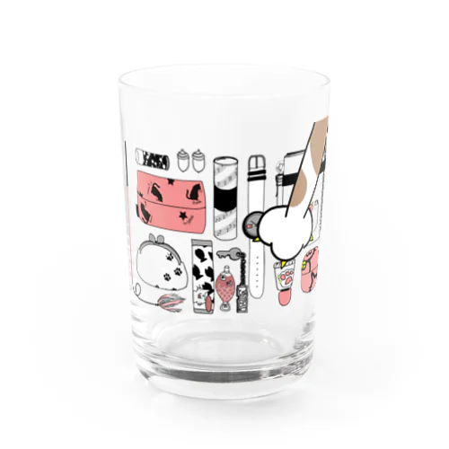 ネコのかばん（中身） Water Glass