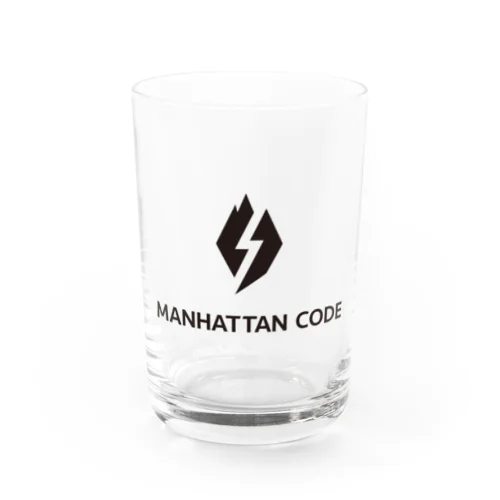 MHT_LOGO ｰ BLACK Water Glass