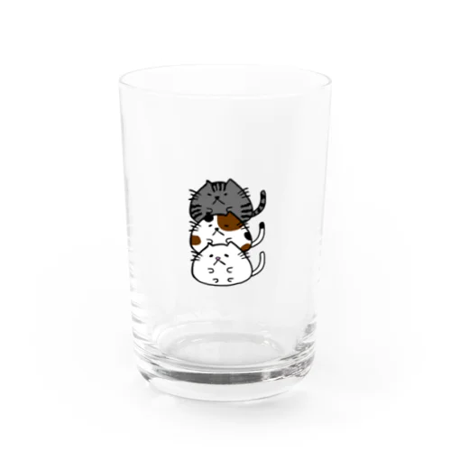 ねこだんご Water Glass