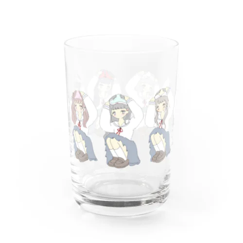 おぱんつ少女大集合 Water Glass