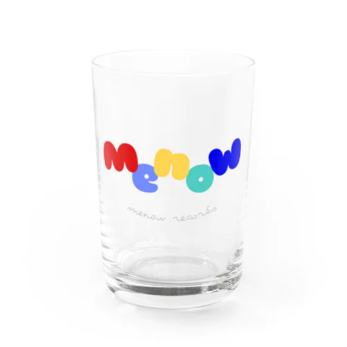 menow records Water Glass