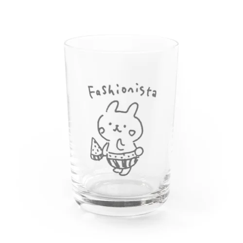 Fashionista Water Glass