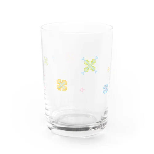 お花ステッチ Water Glass