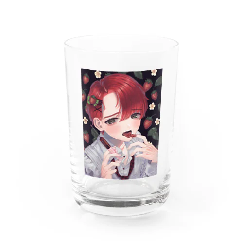 いちごくん Water Glass