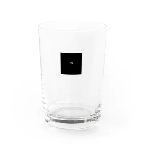 HTL logo glass （KURO） Water Glass