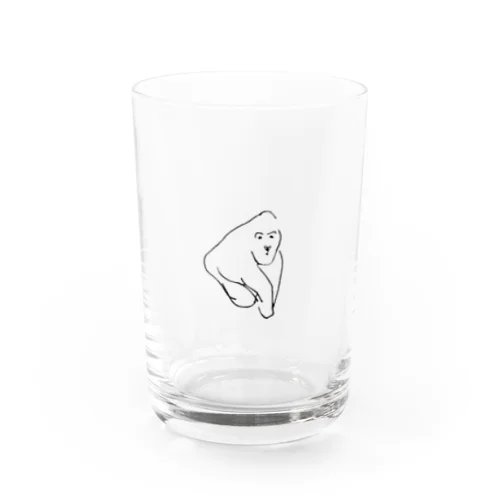 gorira-2 黒ver. Water Glass