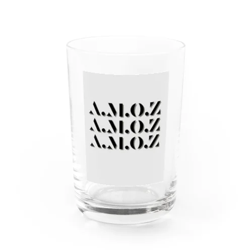 A.M.O.Z Glass_Modern Logo Water Glass