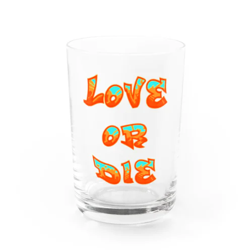 LOVE OR DIE. GRASS Water Glass