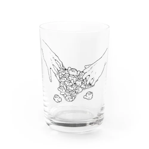 ぶちまけにちこさま Water Glass