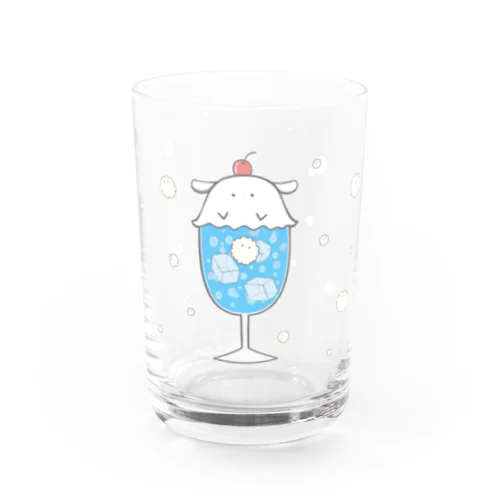 クリームソーダに擬態したグラス（ソライロ版） Water Glass