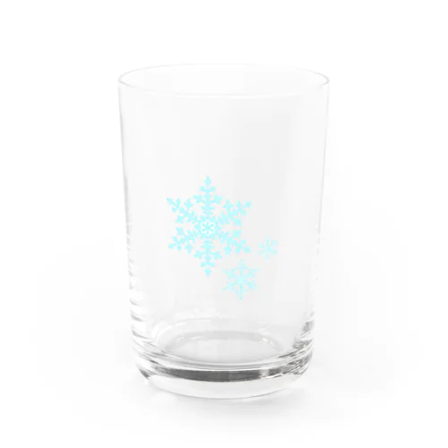 雪の結晶グラス Water Glass